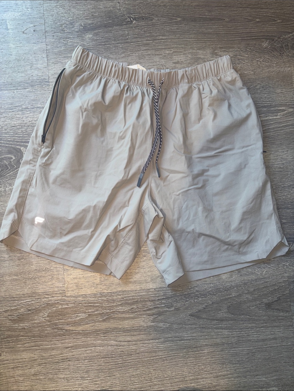 Fabletics Men's Light Beige Athletic Shorts